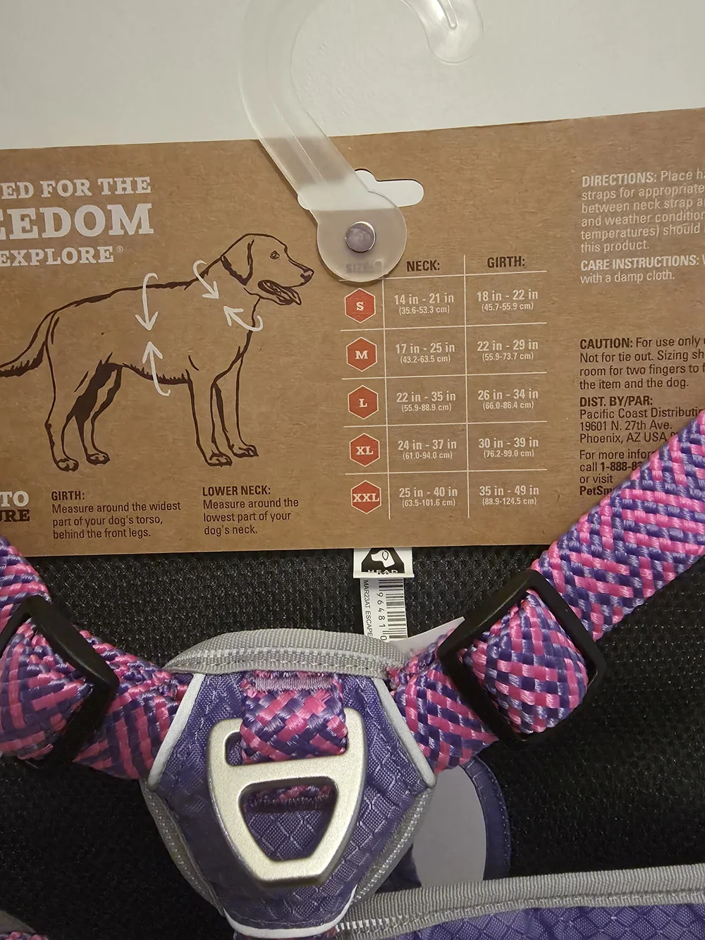 Arcadia Trail Ultimate Security Harness - Purple/Pink - Medium